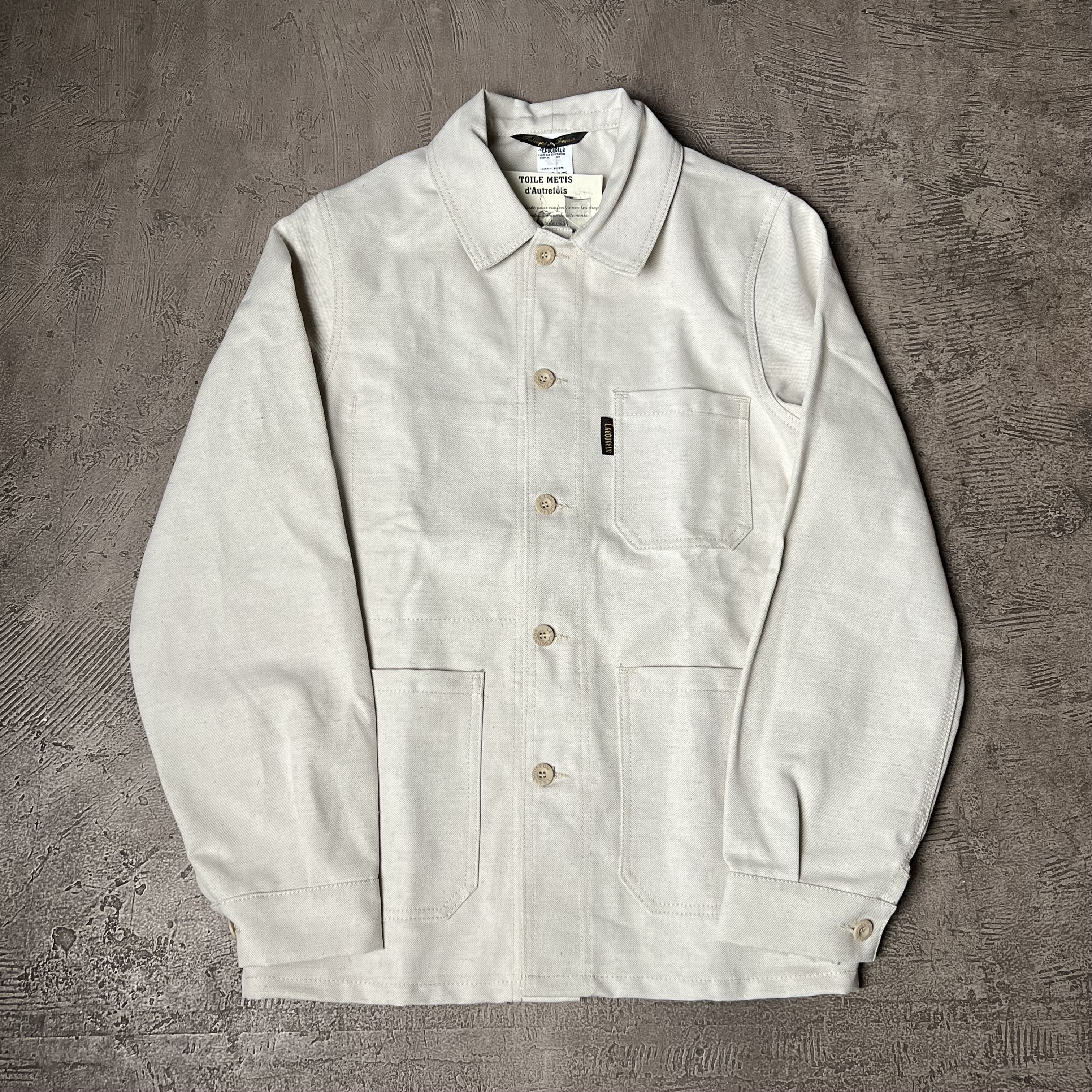 ”VESTON LIN” Cotton/Linen Work Jacket
