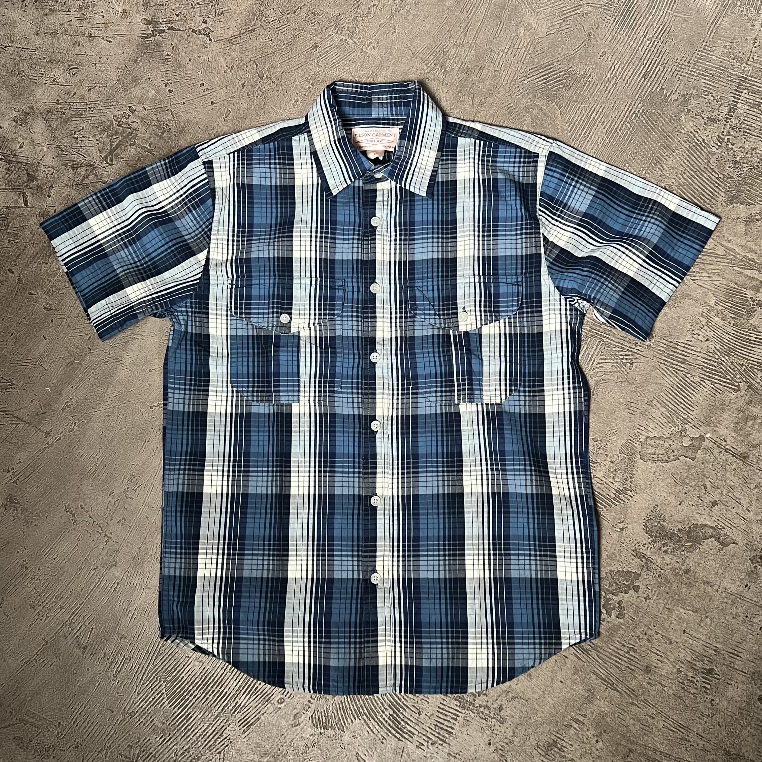 Washed S/S Feather Cloth Shirt