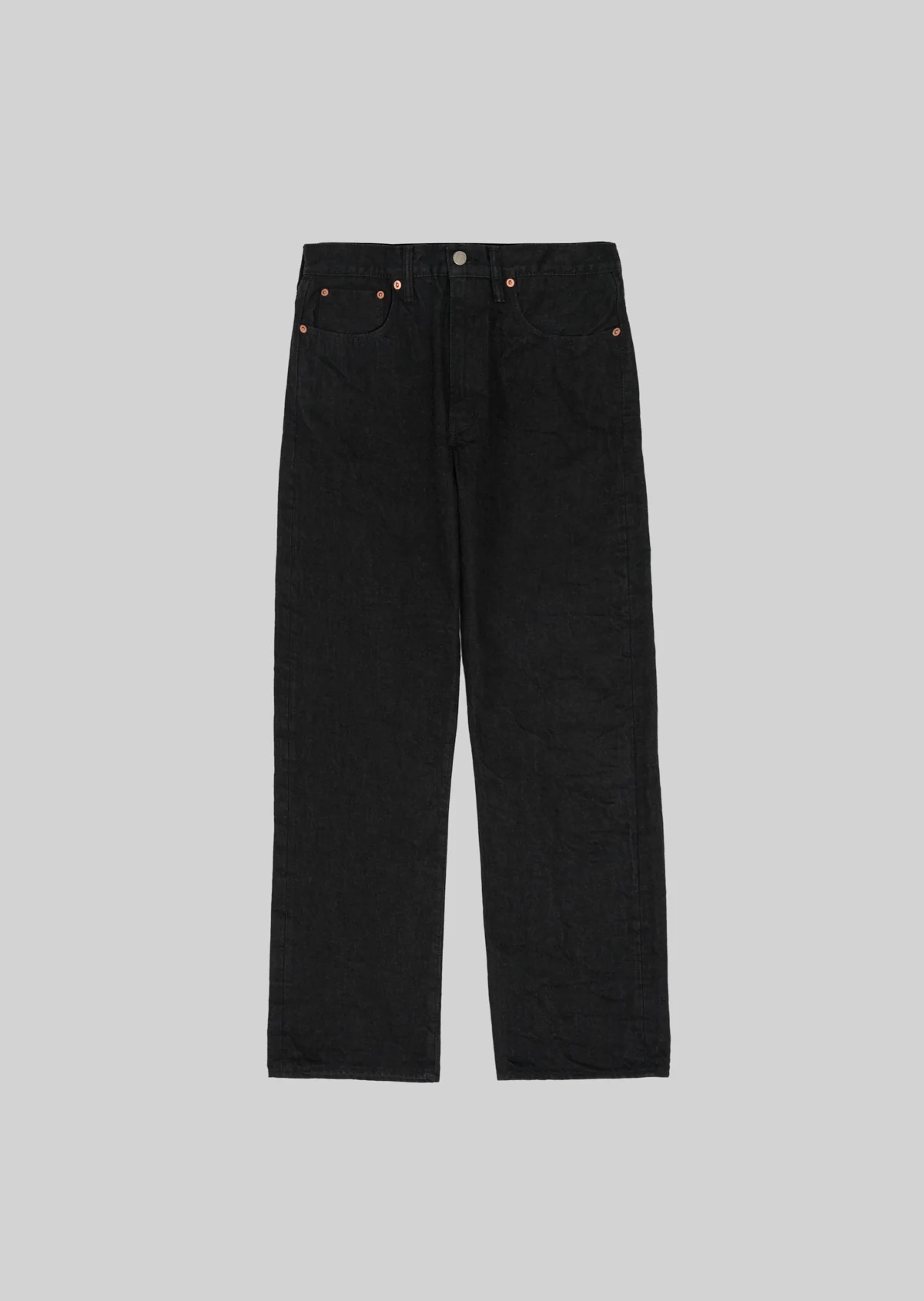 WIDE FIT 5 POCKET JEANS BLACK