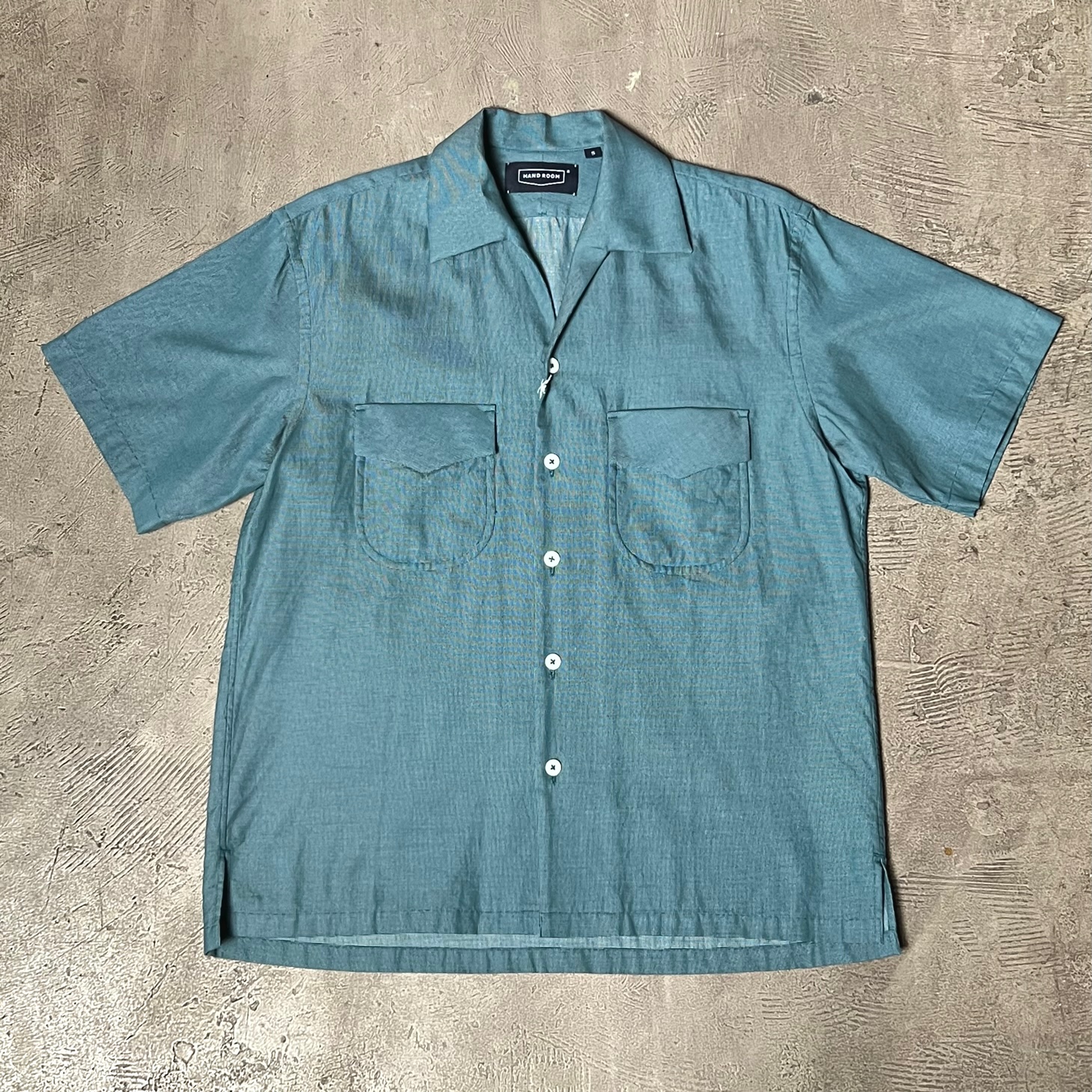 Open Collared S/S Shirt