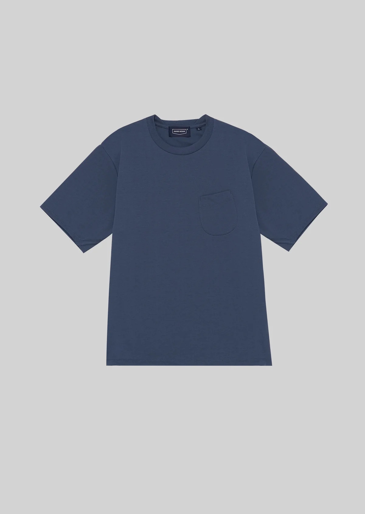 POLYESTER COTTON FEEL T-SHIRT CHARCOAL GRAY