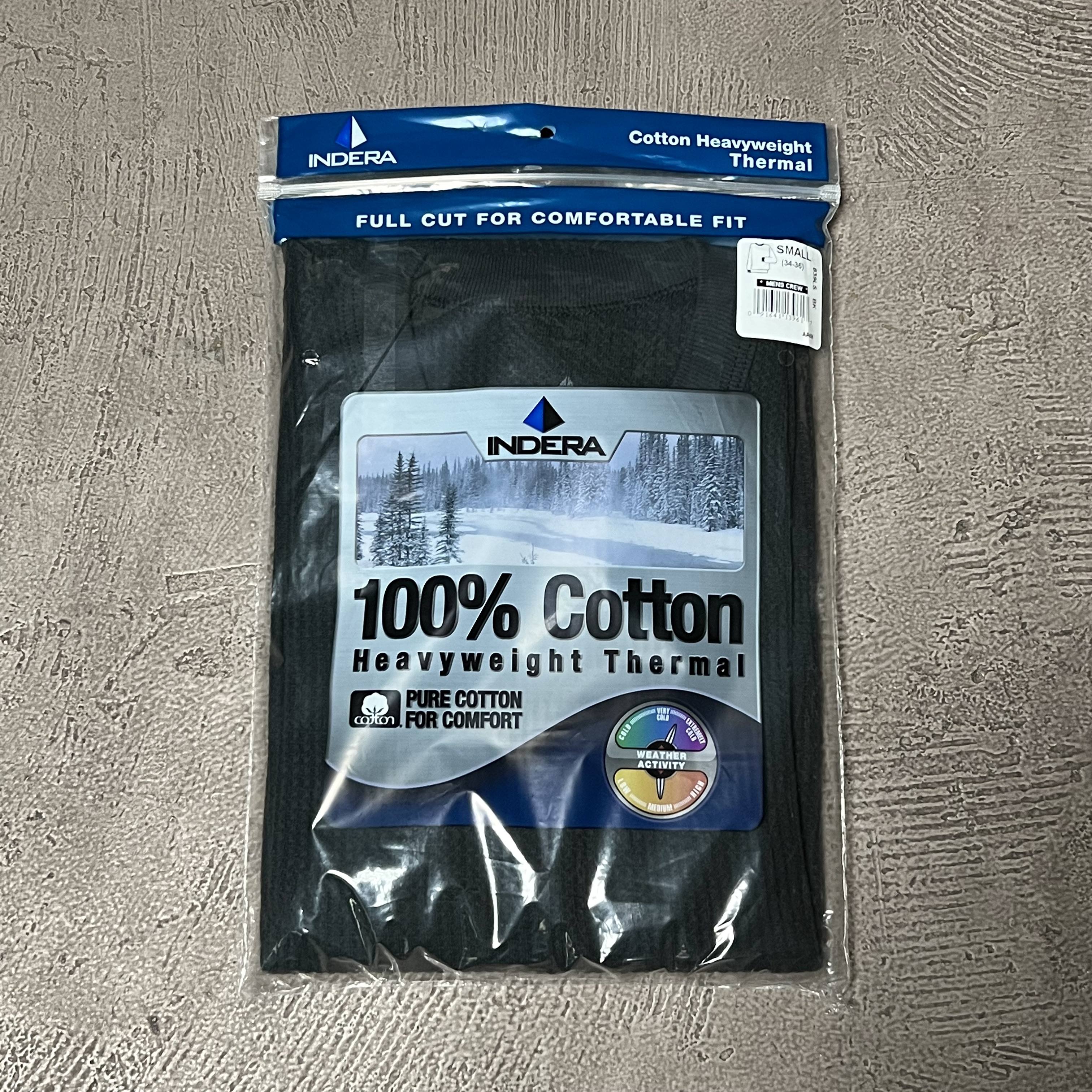 100% Cotton HeavyWeight Thermal BLACK